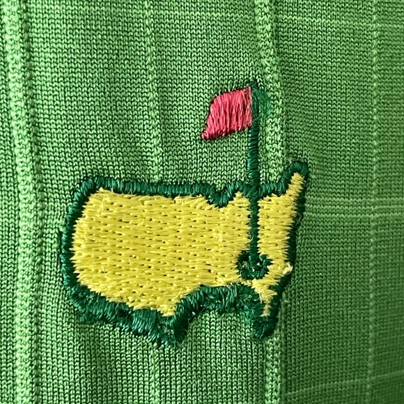 New! MASTERS PERFORMANCE GOLF GREEN POLO SIZE LARGE - Picture 7 of 11